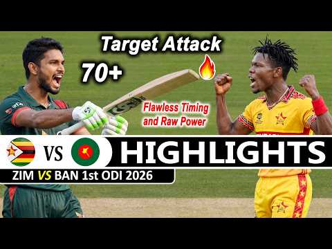 Bangladesh Vs Zimbabwe Tri Nation Series 1st ODI Match Highlights 2026 | Ban Vs Zim 2 hqdefault 699